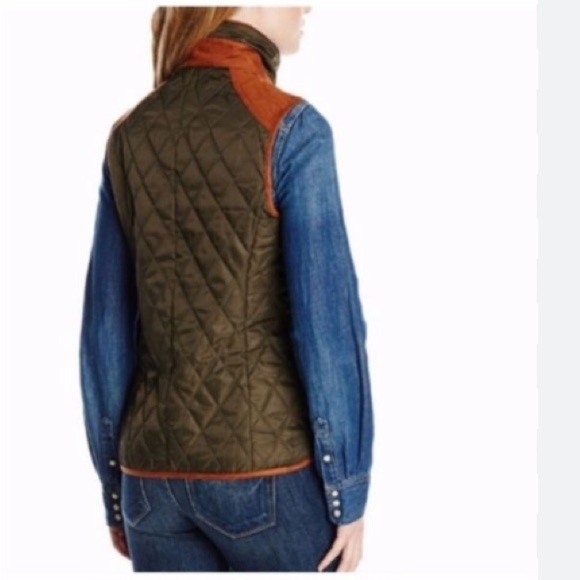 Vince Camuto Olive Quilted Vest - Picture 4 of 4